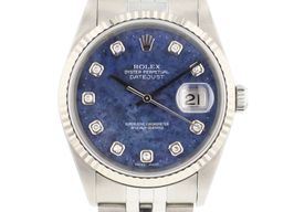 Rolex Datejust 36 16234 (2001) - Blue dial 36 mm Steel case