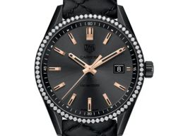 TAG Heuer Carrera Lady WAR1114.FC6391 (2024) - Blauw wijzerplaat 39mm Staal