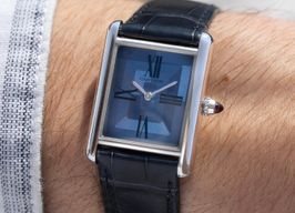 Cartier Tank Louis Cartier WGTA0121 (2023) - Blauw wijzerplaat 33mm Platina