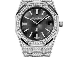 Audemars Piguet Royal Oak Jumbo 15202BC.ZZ.1241BC.03 (2025) - Black dial 39 mm White Gold case