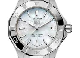 TAG Heuer Aquaracer Lady WBP1312.BA0005 (2024) - Parelmoer wijzerplaat 34mm Staal