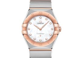 Omega Constellation Quartz 131.20.28.60.55.001 (2024) - Wit wijzerplaat 28mm Staal