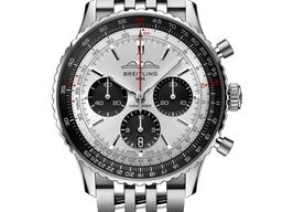 Breitling Navitimer 1 B01 Chronograph AB0138241G1A1 (2026) - Zilver wijzerplaat 43mm Staal