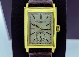 Patek Philippe Vintage Unknown (1934) - Silver dial Unknown Yellow Gold case