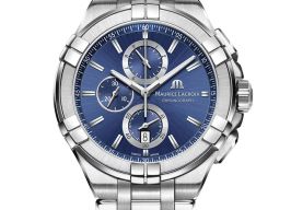 Maurice Lacroix Aikon AI1018-SS002-430-1 (2023) - Blue dial 44 mm Steel case