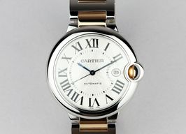 Cartier Ballon Bleu 42mm W2BB0022 (2022) - Zilver wijzerplaat 42mm Staal