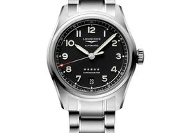 Longines Spirit L3.410.4.53.6 (2025) - Zwart wijzerplaat 37mm Staal