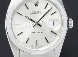 Rolex Oyster Precision 6694 (1986) - Silver dial 34 mm Steel case