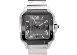 Cartier Santos WSSA0037 (2024) - Grijs wijzerplaat 40mm Staal