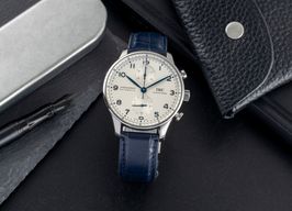 IWC Portuguese Chronograph IW371605 (2022) - Silver dial 41 mm Steel case