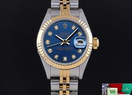 Rolex Lady-Datejust 79173 (2000) - Blue dial 26 mm Gold/Steel case