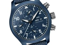 IWC Pilot Chronograph Top Gun IW389404 (2024) - Blauw wijzerplaat 42mm Keramiek