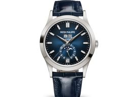 Patek Philippe Annual Calendar 5396G-017 (2025) - Blue dial 39 mm White Gold case