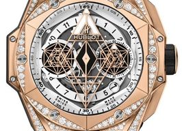 Hublot Big Bang Sang Bleu 418.OX.2001.RX.1604.MXM20 (2026) - Wit wijzerplaat 45mm Roségoud