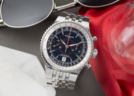 Breitling Montbrillant Légende A23340 (2008) - Zwart wijzerplaat 47mm Staal