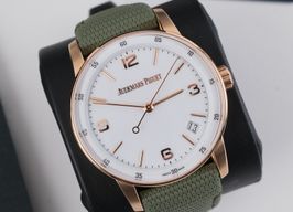 Audemars Piguet CODE 11.59 15210OR (2020) - Wit wijzerplaat 41mm Roségoud