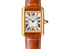 Cartier Tank Louis Cartier W1529856 (2024) - Silver dial 22 mm Yellow Gold case