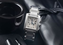 Cartier Tank Française W51001Q3 (Onbekend (willekeurig serienummer)) - 28mm Staal