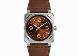 Bell & Ross BR 03 BR03A-GH-ST/SCA (2025) - Brown dial 42 mm Steel case