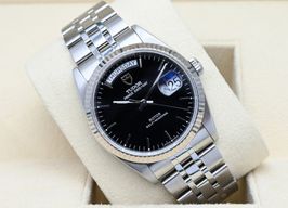 Tudor Prince Date 76214 (2013) - Black dial 36 mm Gold/Steel case