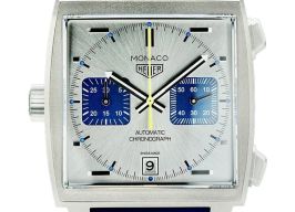 TAG Heuer Monaco CAW218C.FC6548 (2024) - Grijs wijzerplaat 39mm Titanium