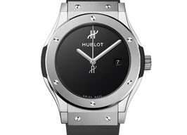 Hublot Classic Fusion 542.NX.1270.RX.MDM (2025) - Zwart wijzerplaat 42mm Titanium
