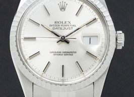 Rolex Datejust 36 16030 (1986) - Zilver wijzerplaat 36mm Staal