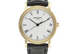 Patek Philippe Calatrava 3802 (1999) - White dial 34 mm Yellow Gold case