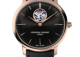 Frederique Constant Slimline Heart Beat Automatic FC-312B4S4 (2024) - Black dial 40 mm Steel case