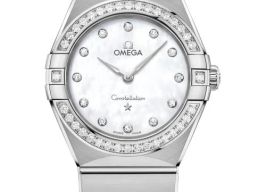 Omega Constellation Quartz 131.15.28.60.55.001 (2026) - Parelmoer wijzerplaat 28mm Staal