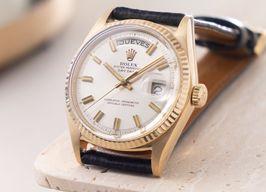 Rolex Day-Date 1803 (1971) - Silver dial 36 mm Yellow Gold case
