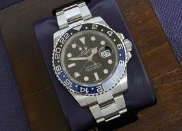 Rolex GMT-Master II 116710BLNR (Onbekend (willekeurig serienummer)) - Zwart wijzerplaat 40mm Staal