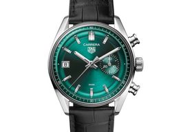 TAG Heuer Carrera CBS2211.FC6545 (2024) - Groen wijzerplaat 39mm Staal