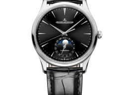 Jaeger-LeCoultre Master Ultra Thin Moon Q1368471 (2025) - Zwart wijzerplaat 39mm Staal