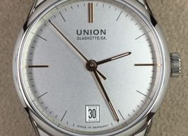 Union Glashütte Viro Date D011.207.11.031.01 (Unknown (random serial)) - Silver dial 34 mm Steel case