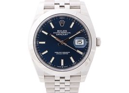 Rolex Datejust 41 126300 (2024) - Blauw wijzerplaat 41mm Staal