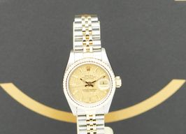 Rolex Lady-Datejust 69173 (1990) - Gold dial 26 mm Gold/Steel case