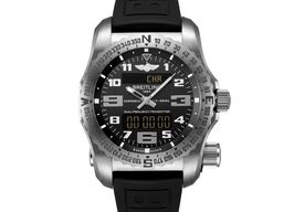 Breitling Emergency E76325221B1S1 (2025) - Zwart wijzerplaat 1 ATM Titanium