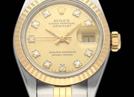 Rolex Lady-Datejust 69173 (1991) - Gold dial 26 mm Gold/Steel case