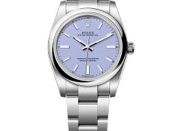 Rolex Oyster Perpetual 34 124200 (2025) - Paars wijzerplaat 34mm Staal