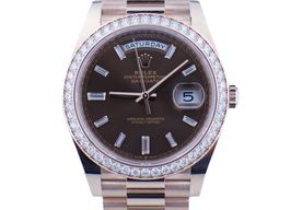 Rolex Day-Date 40 228345RBR (2022) - Brown dial 40 mm Rose Gold case
