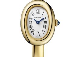Cartier Baignoire WGBA0044 (2026) - Zilver wijzerplaat 19mm Geelgoud