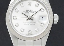 Rolex Lady-Datejust 79174 (2004) - Zilver wijzerplaat 26mm Staal