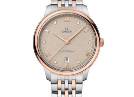 Omega De Ville 434.20.40.20.59.001 (2025) - Beige wijzerplaat 40mm Goud/Staal