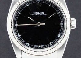 Rolex Oyster Perpetual 31 77014 (2001) - Black dial 31 mm Steel case