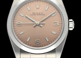 Rolex Oyster Perpetual 31 77080 (1999) - Roze wijzerplaat 31mm Staal