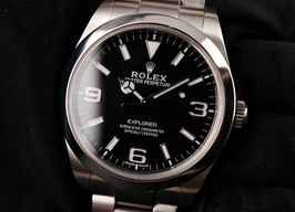 Rolex Explorer 214270 (2016) - Black dial 39 mm Steel case