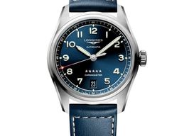 Longines Spirit L3.410.4.93.0 (2025) - Blauw wijzerplaat 37mm Staal