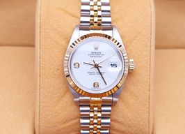 Rolex Lady-Datejust 79173 (1999) - White dial 26 mm Gold/Steel case