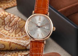 IWC Portofino Automatic IW458105 (Onbekend (willekeurig serienummer)) - Zilver wijzerplaat 37mm Roodgoud